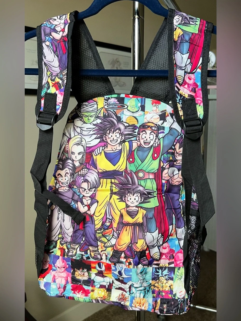 Anime Character New Colorful Print Backpack - Multicolor